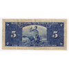 BC-23b 1937 Canada $5 Gordon-Towers, B/C, F-VF (F15)