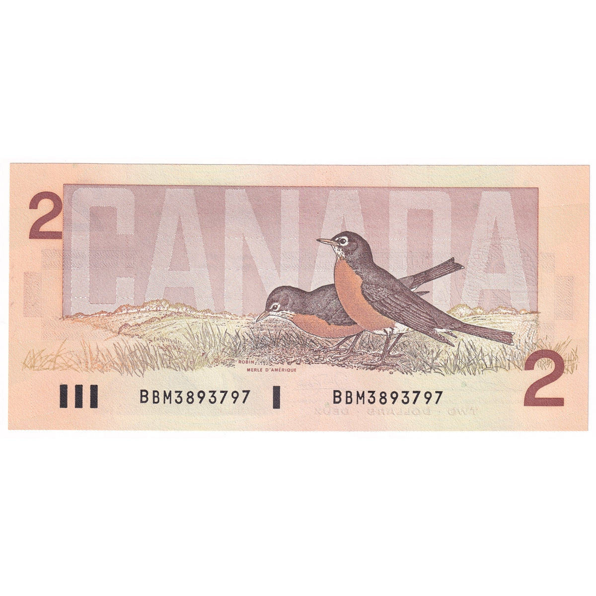BC-55b 1986 Canada $2 Thiessen-Crow, BBM, Gem Uncirculated (GUNC65)