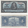 BC-23b 1937 Canada $5 Gordon-Towers, S/C, VF