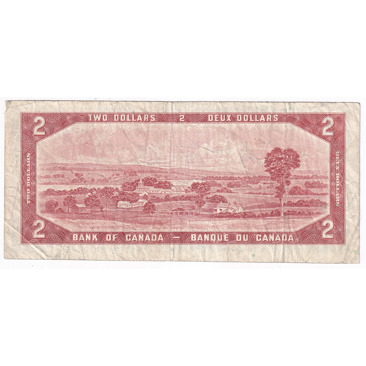 BC-38d 1954 Canada $2 Lawson-Bouey, V/G, VG-F (VG10)