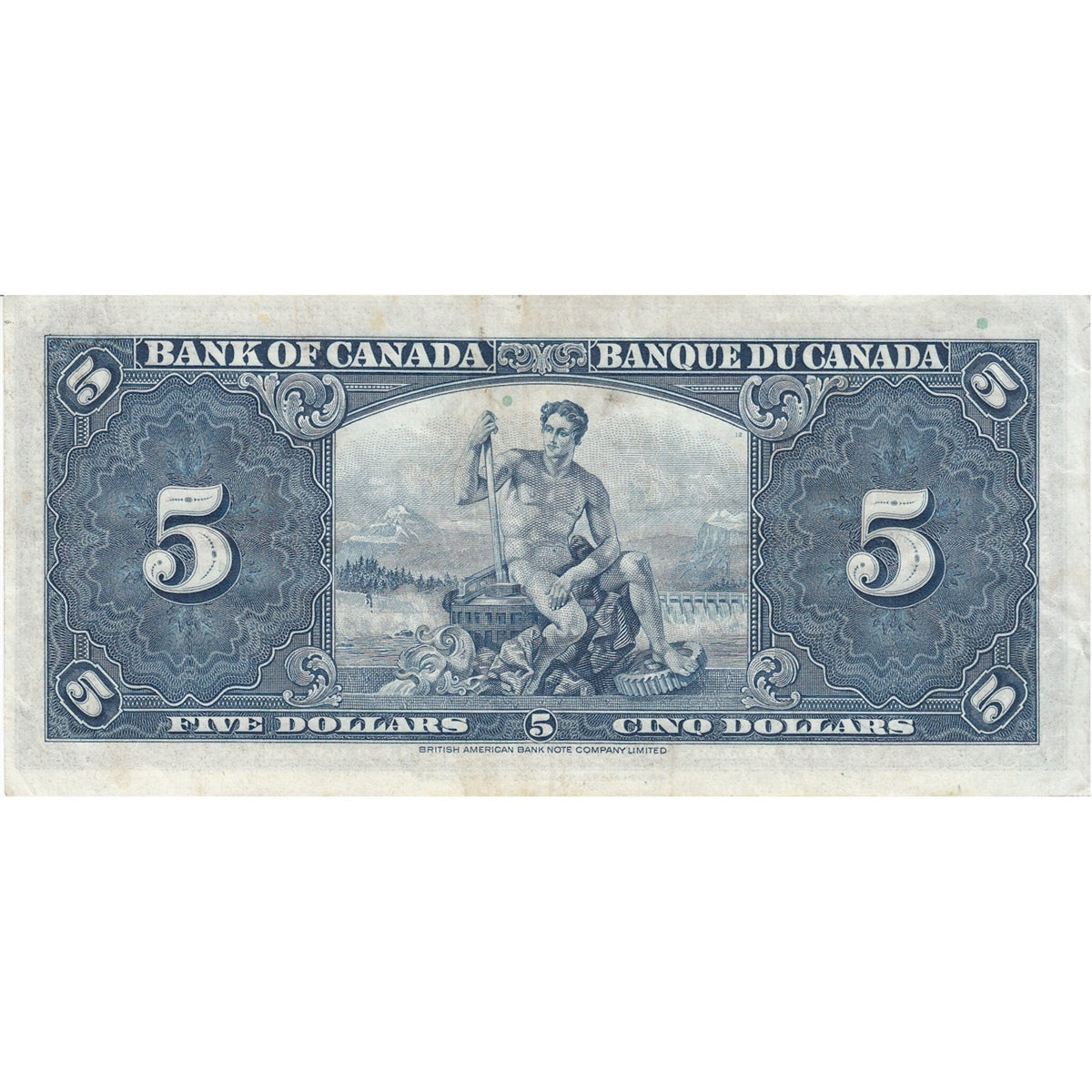 BC-23c 1937 Canada $5 Coyne-Towers, C/S, VF-EF (VF30)