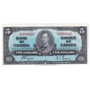 BC-23c 1937 Canada $5 Coyne-Towers, H/S, Extra Fine (EF40)