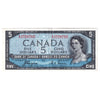 BC-31a 1954 Canada $5 Coyne-Towers, Devil's Face, A/C, VF-EF (VF30)