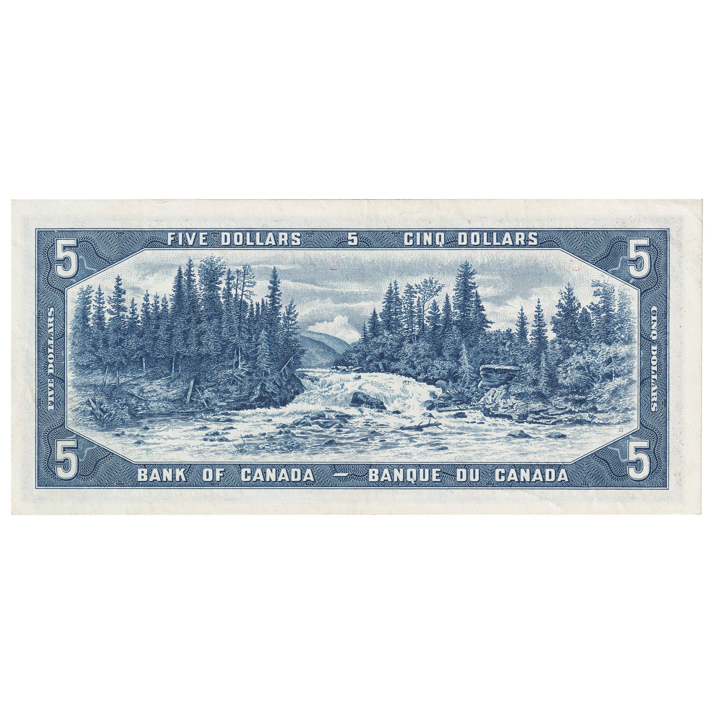 BC-31b 1954 Canada $5 Beattie-Coyne, Devil's Face, D/C, Extra Fine (EF40)