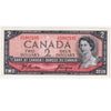 BC-38a 1954 Canada $2 Beattie-Coyne, A/R, Uncirculated (MS60)