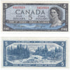 BC-31b 1954 Canada $5 Beattie-Coyne, Devil's Face, E/C, Very Fine (VF20)