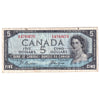BC-31b 1954 Canada $5 Beattie-Coyne, Devil's Face, E/C, F-VF (F15)