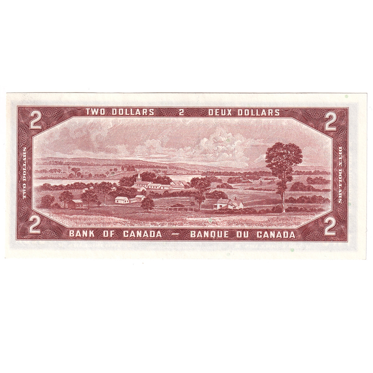 BC-38a 1954 Canada $2 Beattie-Coyne, A/R, AU-UNC (AU55)