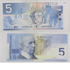 BC-62a 2001 Canada $5 Knight-Dodge, AOF, Uncirculated (MS60)