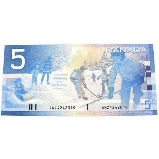 BC-62a 2001 Canada $5 Knight-Dodge, ANZ, UNC
