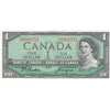 BC-37a-i 1954 Canada $1 Beattie-Coyne, H/M, Almost Uncirculated (AU50)