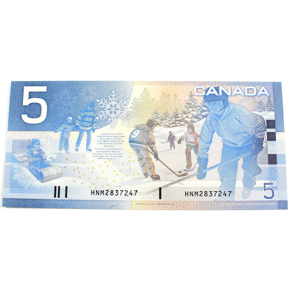 BC-62aA-i 2003 Canada $5 Knight-Dodge, HNM (2.72-3.00), Choice Uncirculated (CUNC63)