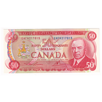 BC-51b 1975 Canada $50 Crow-Bouey, EHL, Choice Uncirculated (CUNC63)