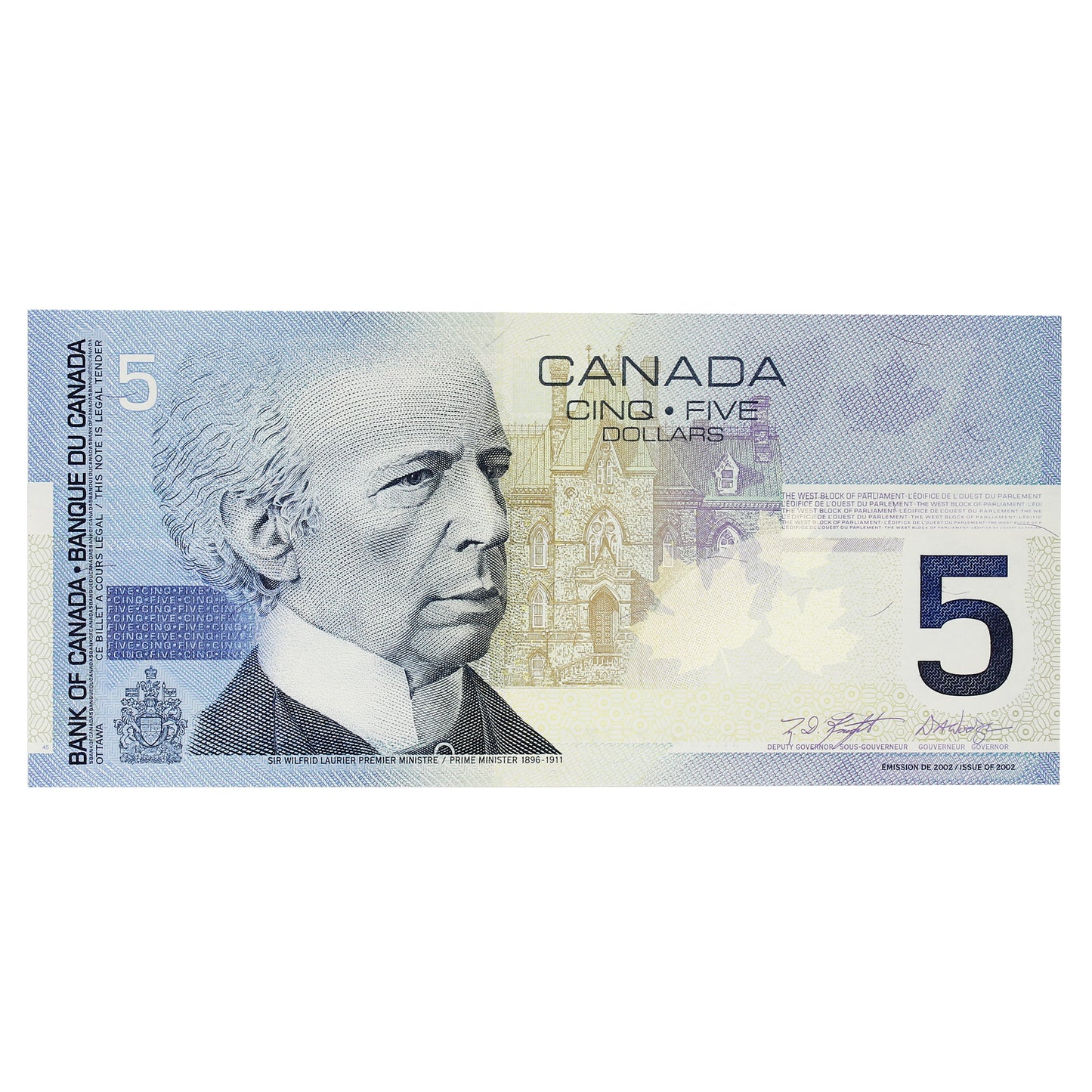 BC-62a-i 2003 Canada $5 Knight-Dodge, HNC, Choice Uncirculated (CUNC63)