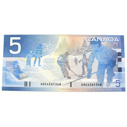 BC-62a-i 2003 Canada $5 Knight-Dodge, AOC, UNC