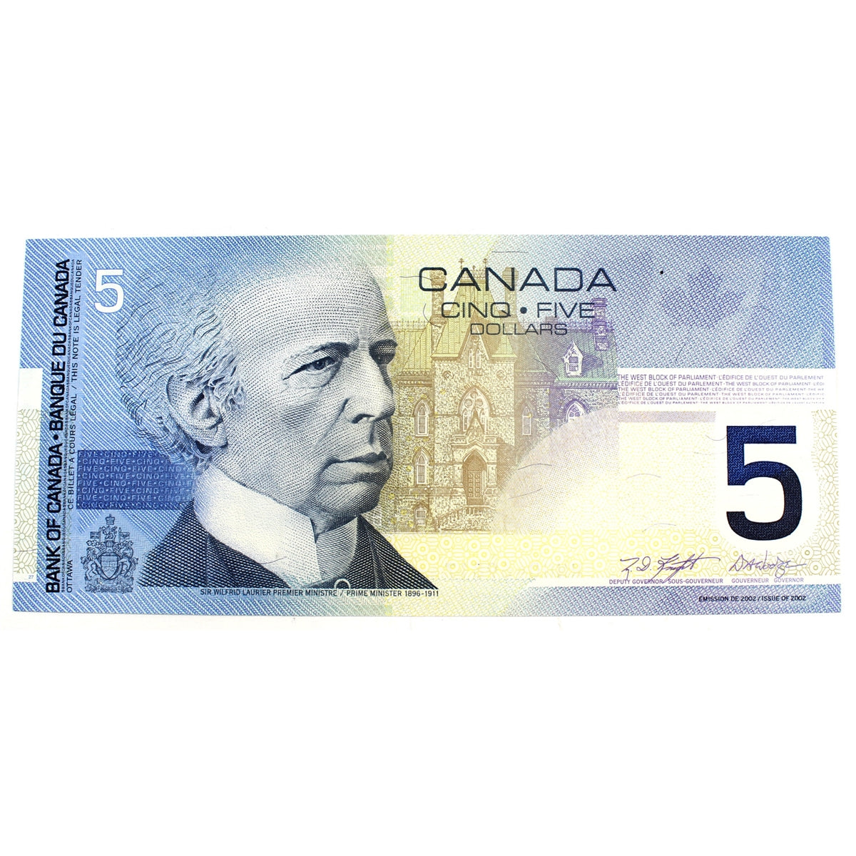 BC-62a-i 2003 Canada $5 Knight-Dodge, HNN, Uncirculated (MS60)
