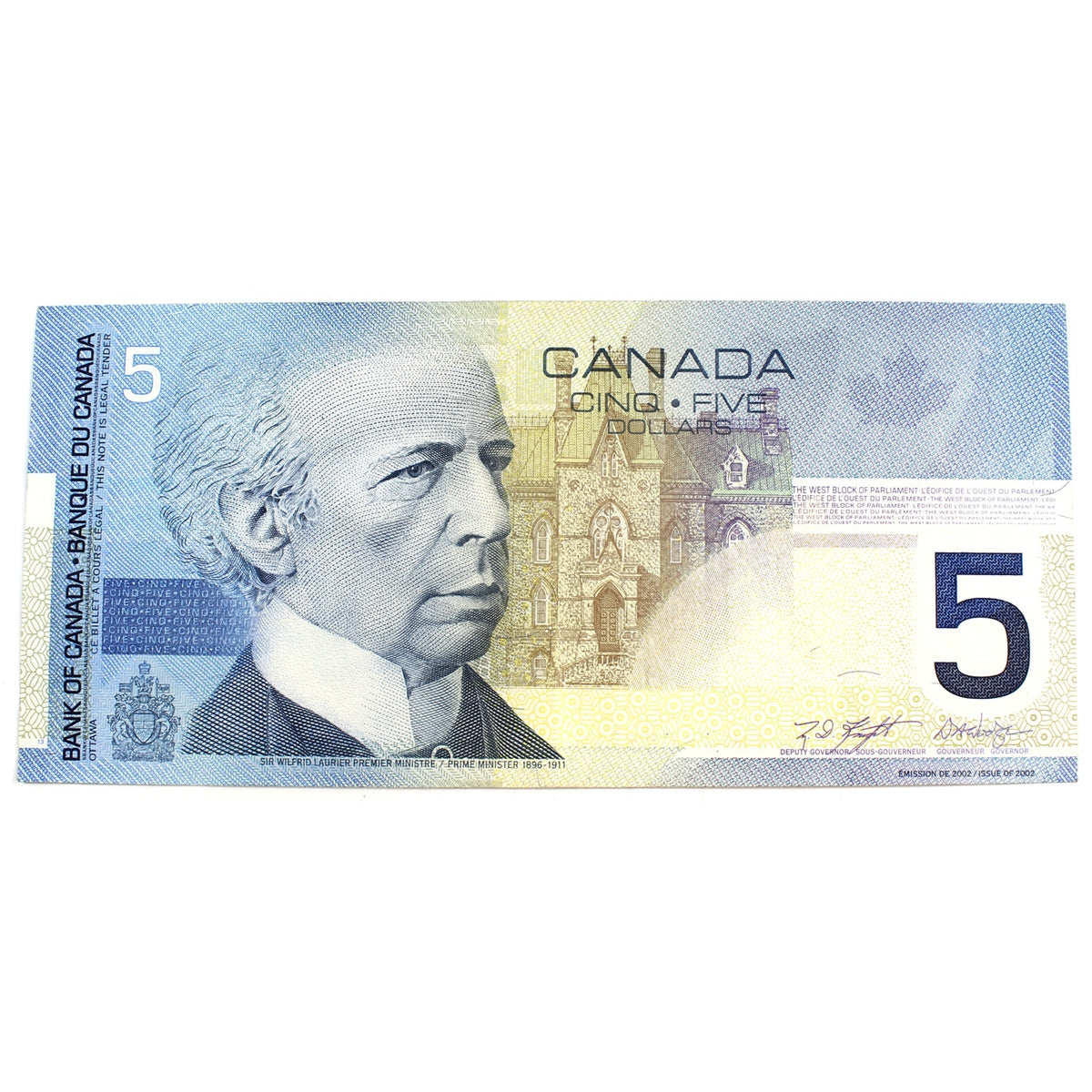 BC-62a-i 2003 Canada $5 Knight-Dodge, HNF, CIRC