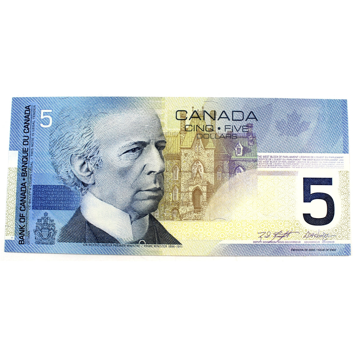 BC-62a-i 2003 Canada $5 Knight-Dodge, HNE, CIRC