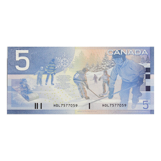 BC-62b 2005 Canada $5 Jenkins-Dodge, HOL, CUNC
