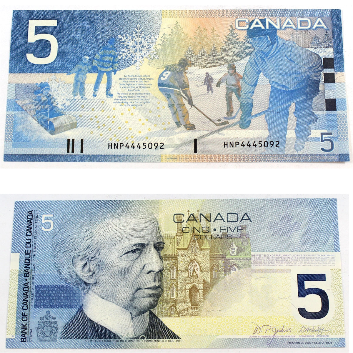 BC-62b 2004 Canada $5 Jenkins-Dodge, HNP, Choice Uncirculated (CUNC63)