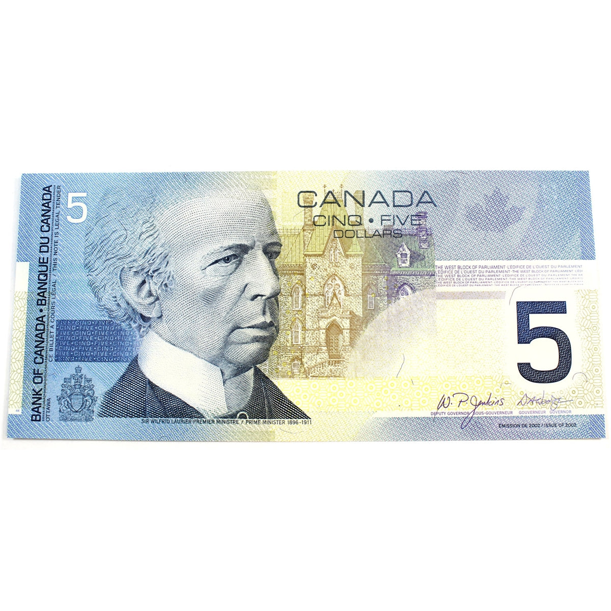 BC-62b 2005 Canada $5 Jenkins-Dodge, HOW, CUNC