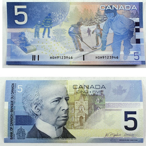 BC-62bA 2005 Canada $5 Jenkins-Dodge, HOH (9.12-9.16), Choice Uncirculated (CUNC63)