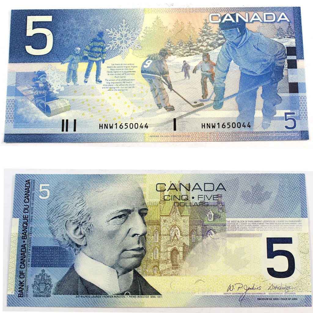 BC-62b 2004 Canada $5 Jenkins-Dodge, HNW, Uncirculated (MS60)