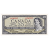 BC-41a 1954 Canada $20 Beattie-Coyne, H/E, EF-AU (EF45)