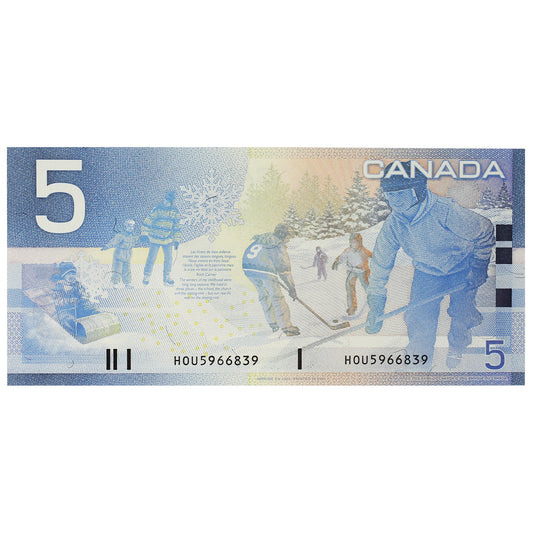 BC-62bA 2005 Canada $5 Jenkins-Dodge, HOU (5.90-6.00), CUNC