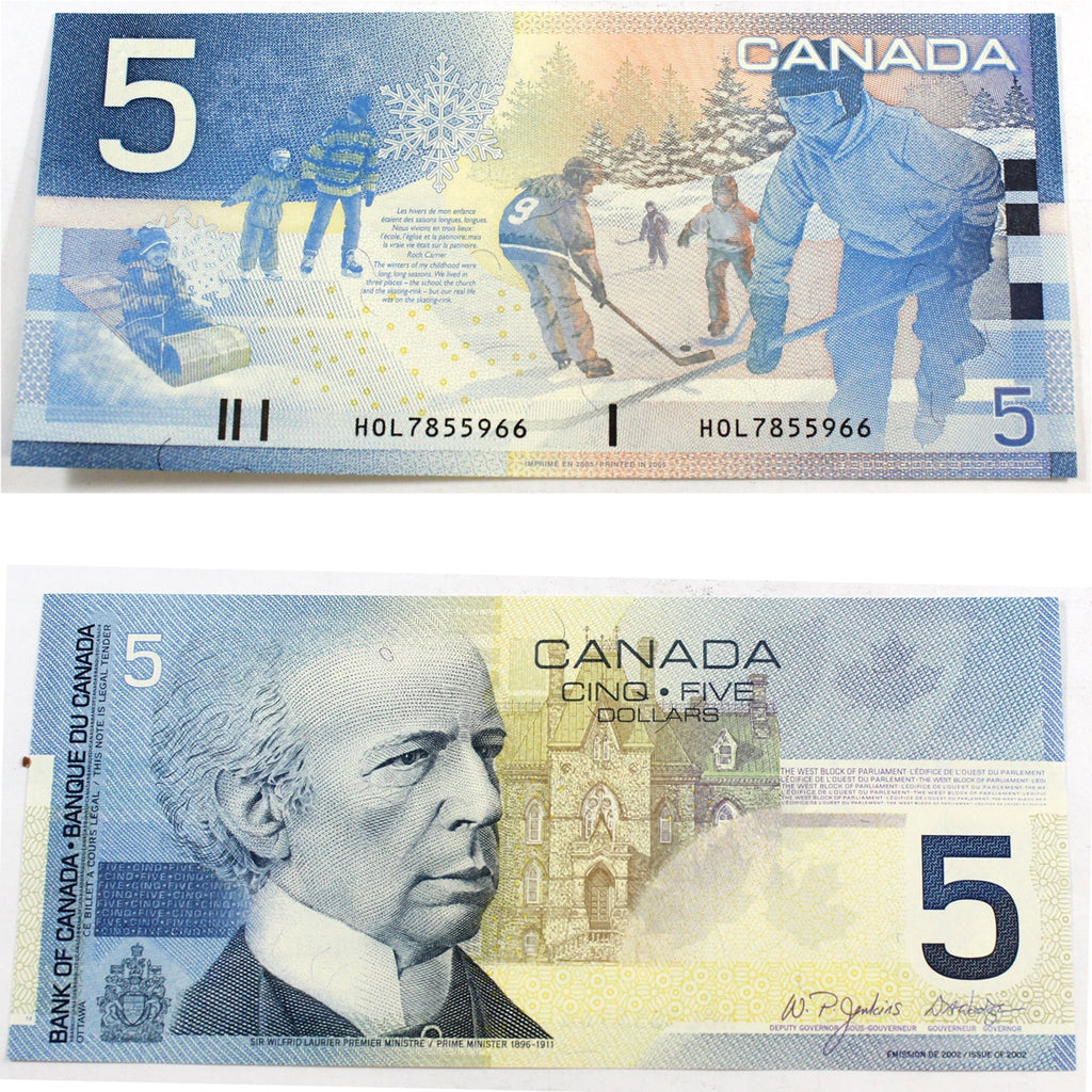 BC-62bA 2005 Canada $5 Jenkins-Dodge, HOL (7.84-8.00), Gem Uncirculated (GUNC65)