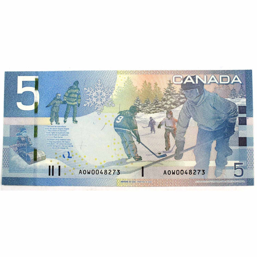 BC-67a 2006 Canada $5 Jenkins-Dodge, AOW, Uncirculated (MS60)