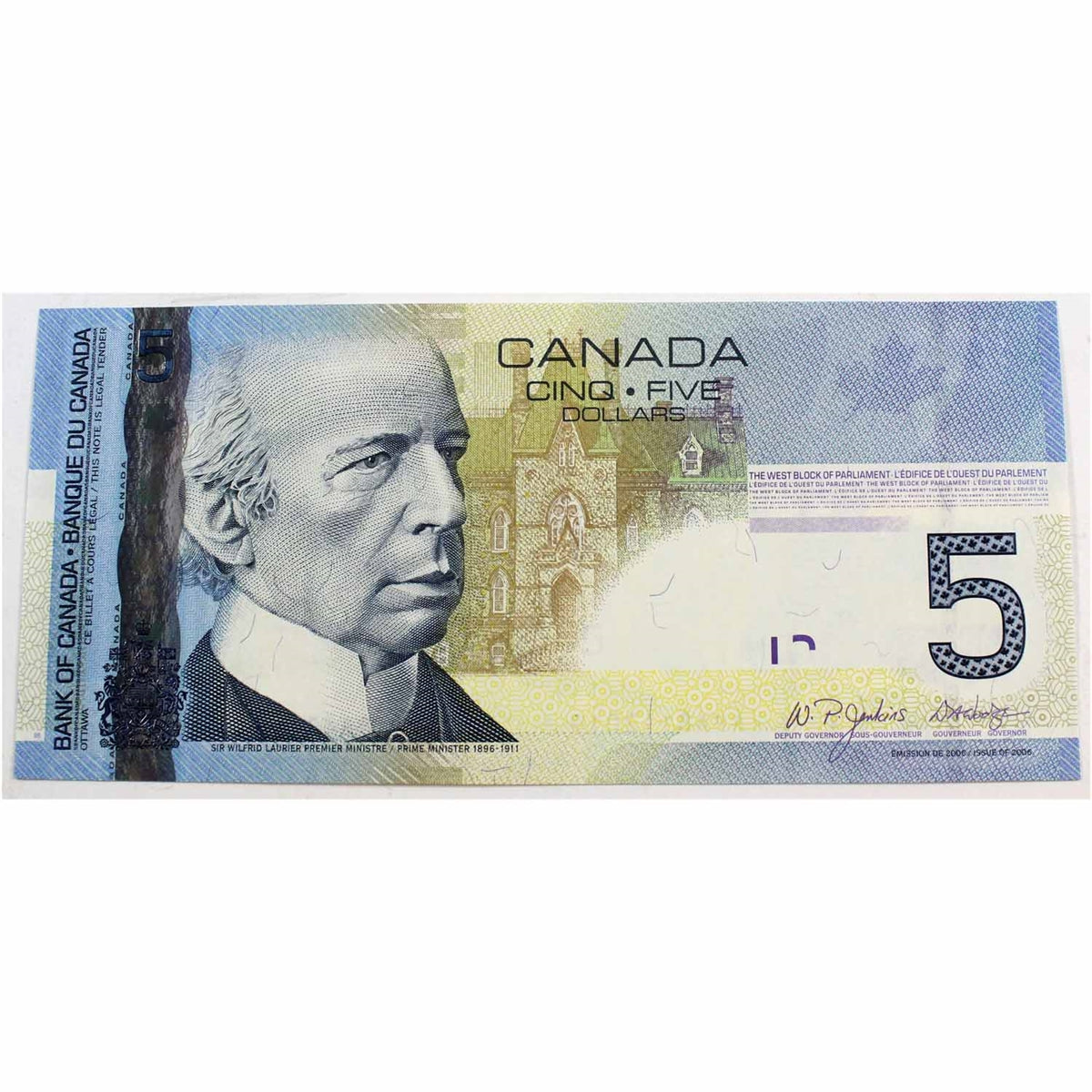BC-67a 2006 Canada $5 Jenkins-Dodge, APA, Choice Uncirculated (CUNC63)