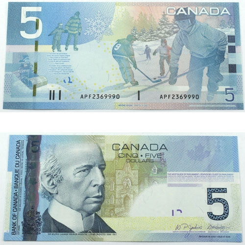 BC-67aA 2006 Canada $5 Jenkins-Dodge, APF(2.36-2.40M), Choice Uncirculated (CUNC63)