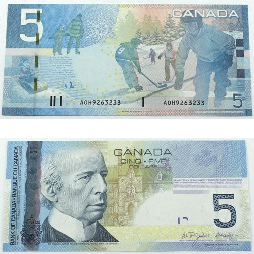 BC-67aA 2006 Canada $5 Jenkins-Dodge, AOH (9.24-9.28), Choice Uncirculated (CUNC63)