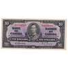 BC-24b 1937 Canada $10 Gordon-Towers, B/D, VF-EF (VF30)