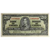 BC-25b 1937 Canada $20 Gordon-Towers, C/E, VF
