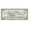 BC-37b 1954 Canada $1 Beattie-Rasminsky, D/Y, Uncirculated (MS60)