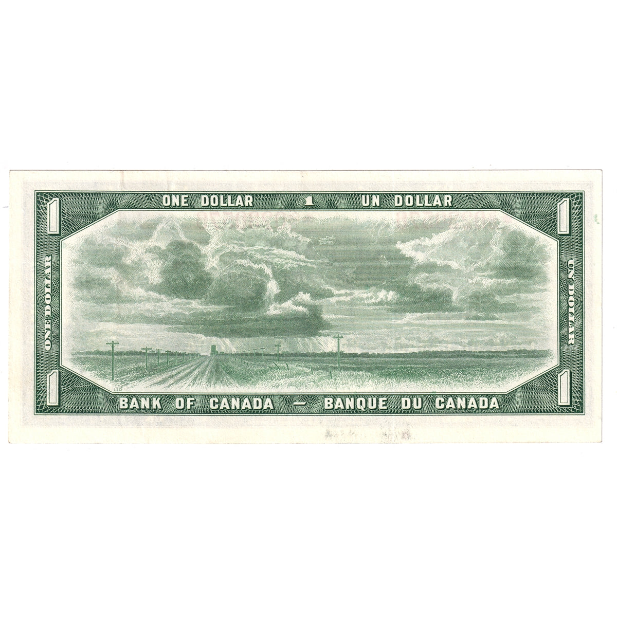 BC-37bA 1954 Canada $1 Beattie-Rasminsky, *S/O, Extra Fine (EF40)