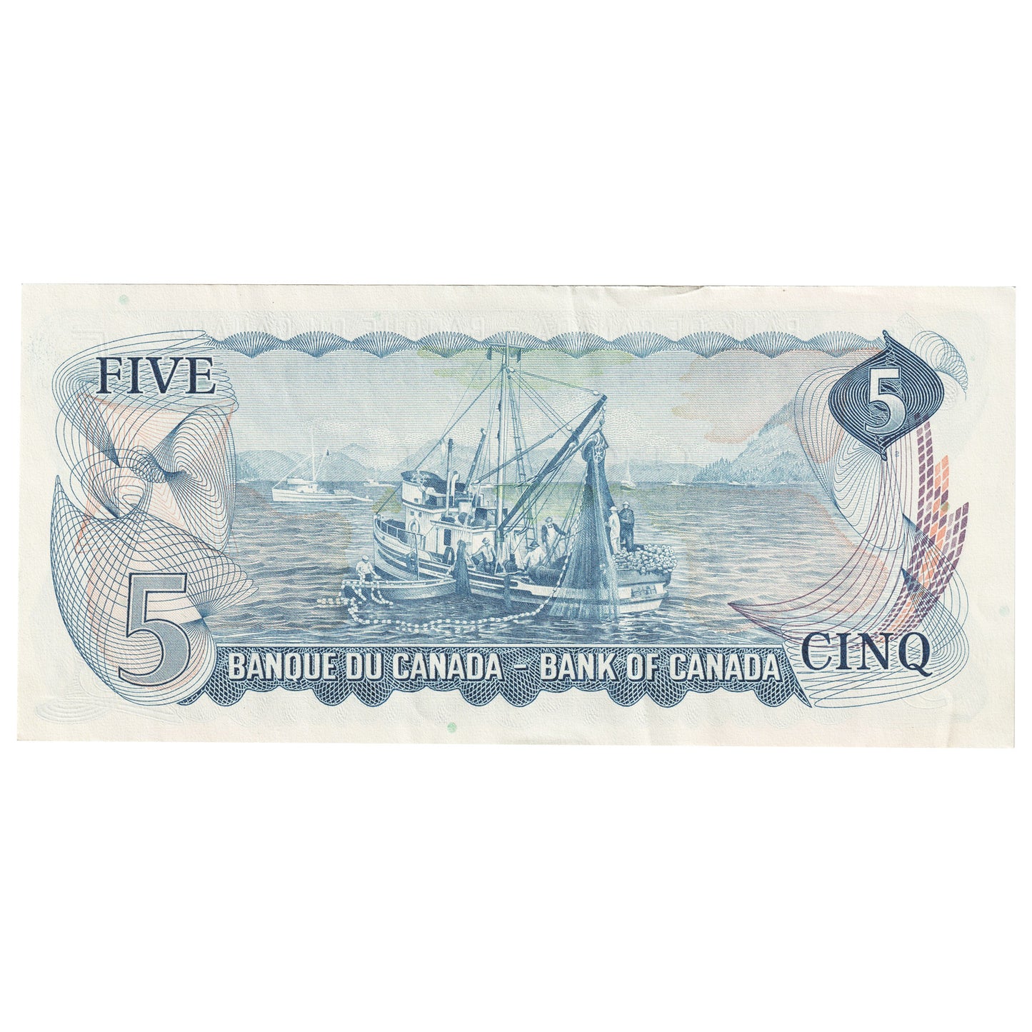 BC-48aA 1972 Canada $5 Bouey-Rasminsky, *CC, EF-AU (EF45)