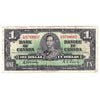 BC-21c 1937 Canada $1 Gordon-Towers, C/M, Circ