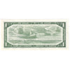 BC-37b-i 1954 Canada $1 Beattie-Rasminsky, R/P, AU-UNC