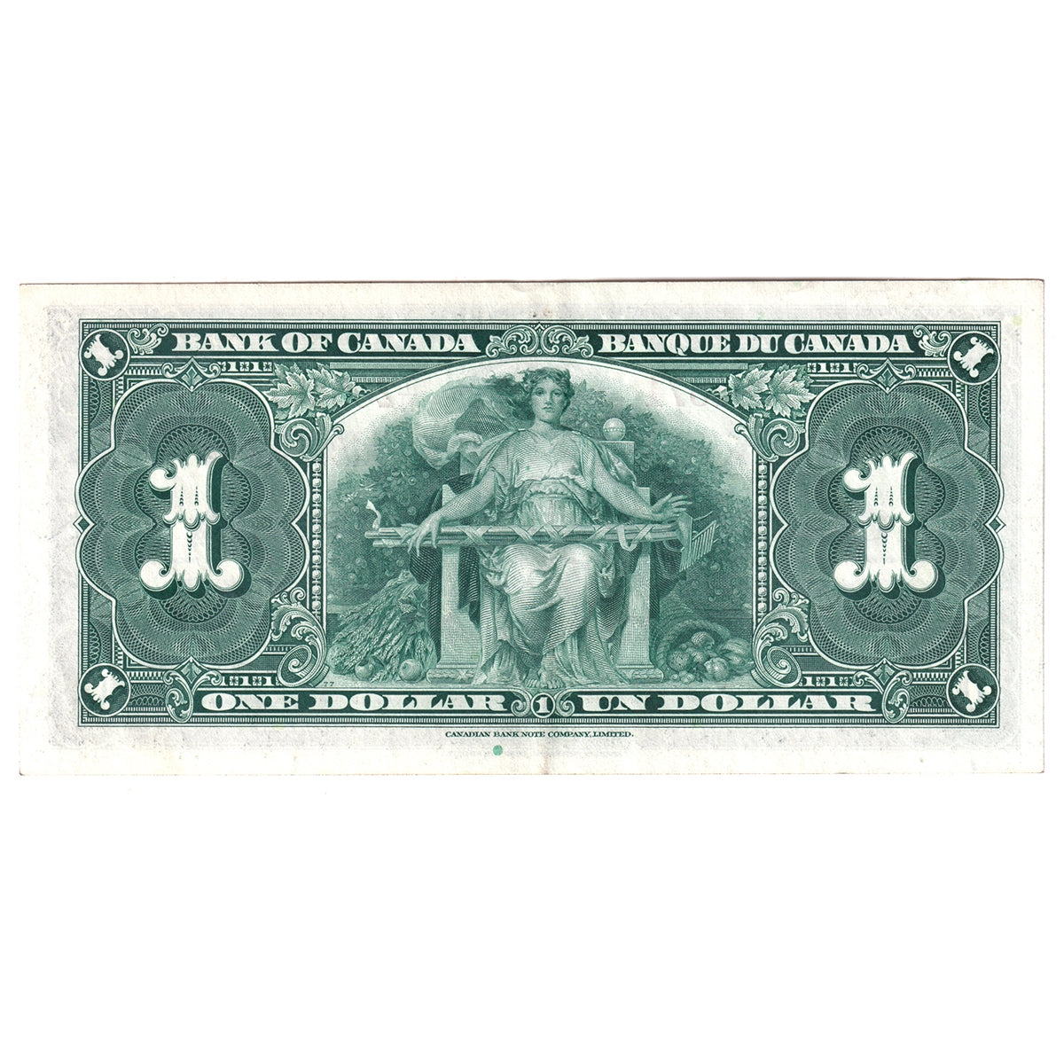 BC-21d 1937 Canada $1 Coyne-Towers, T/N, AU
