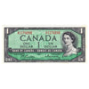 BC-37b-i 1954 Canada $1 Beattie-Rasminsky, R/P, Extra Fine (EF40)