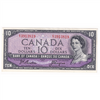 BC-40a 1954 Canada $10 Beattie-Coyne, E/T, Extra Fine (EF40)