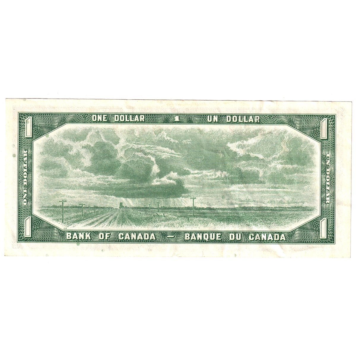 BC-37d 1954 Canada $1 Lawson-Bouey, W/F, EF-AU (EF45)