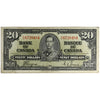 BC-25c 1937 Canada $20 Coyne-Towers, K/E, VG-F