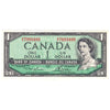 BC-37d 1954 Canada $1 Lawson-Bouey, A/I, VF-EF (VF30)