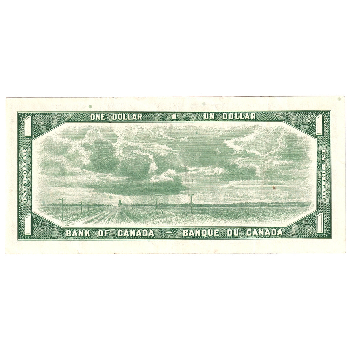 BC-37d 1954 Canada $1 Lawson-Bouey, A/I, VF-EF (VF30)