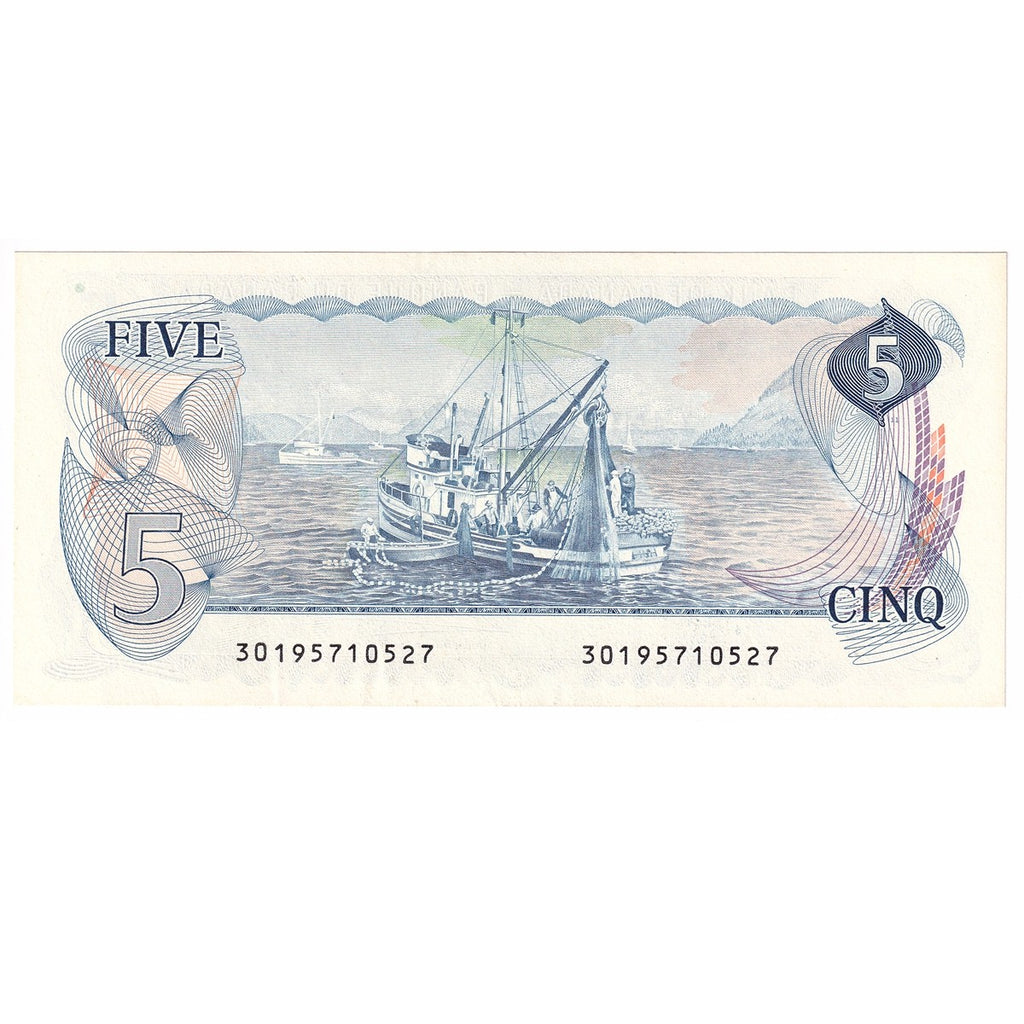 BC-53a 1979 Canada $5 Lawson-Bouey, AU-UNC (AU55)