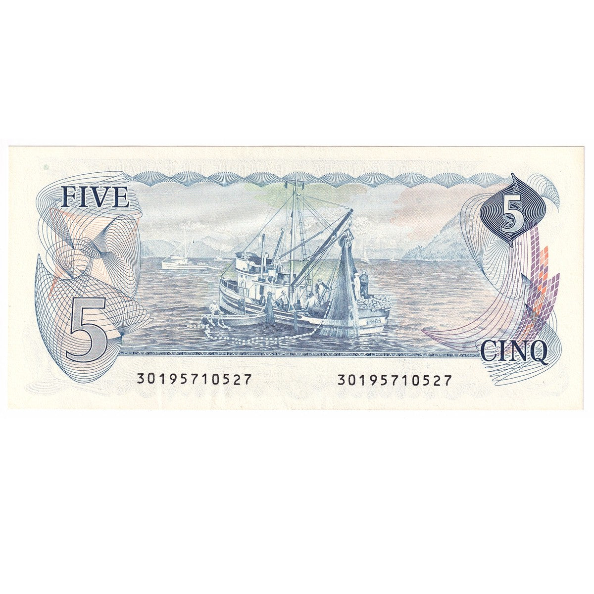 BC-53a 1979 Canada $5 Lawson-Bouey, AU-UNC (AU55)